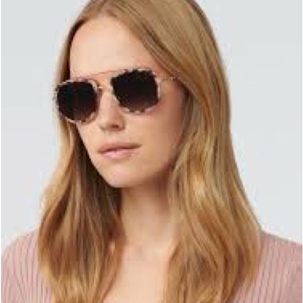 NWT KREWE Breton in Rose Gold Capri